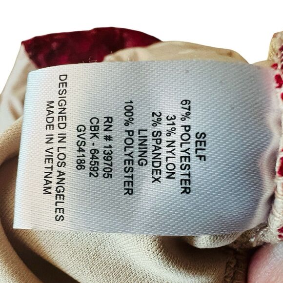 Emerald Sundae Red Lace Dress M Mini Bodycon Padded Fairygoth Romantic Formal - Picture 6 of 8